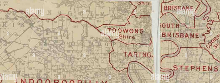 Toowong and Districts Shire map, 1902